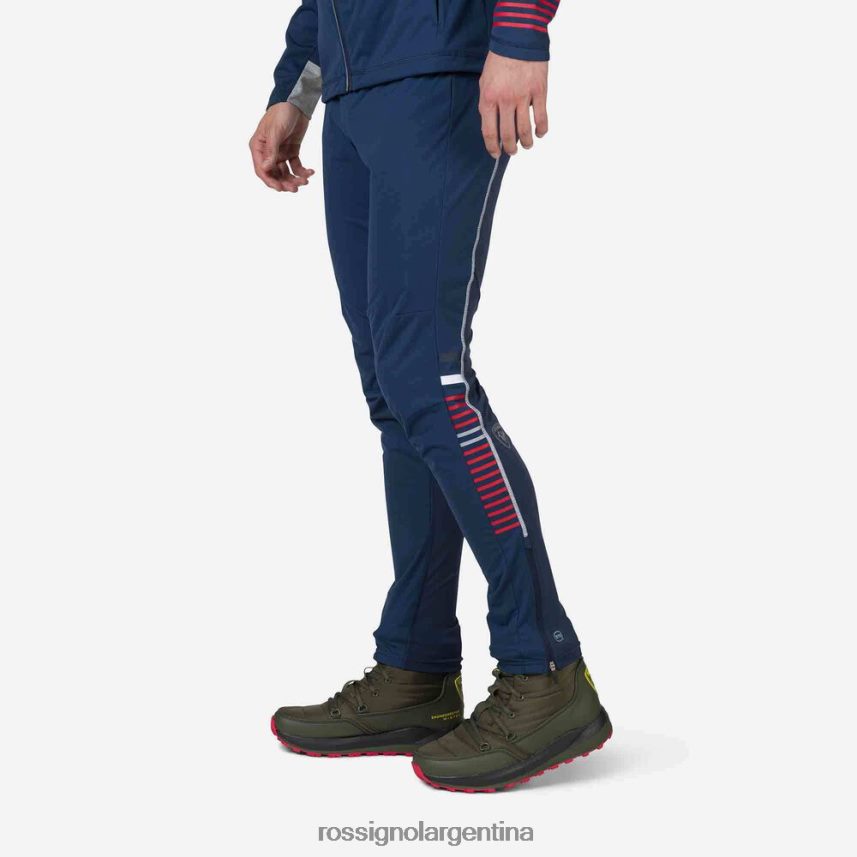 Rossignol hombres pantalones de traje 82LVV6521 azul marino oscuro fondos