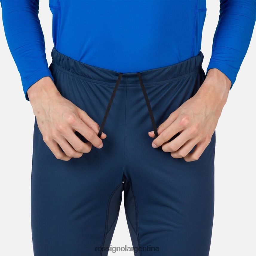 Rossignol hombres pantalones de traje 82LVV6521 azul marino oscuro fondos