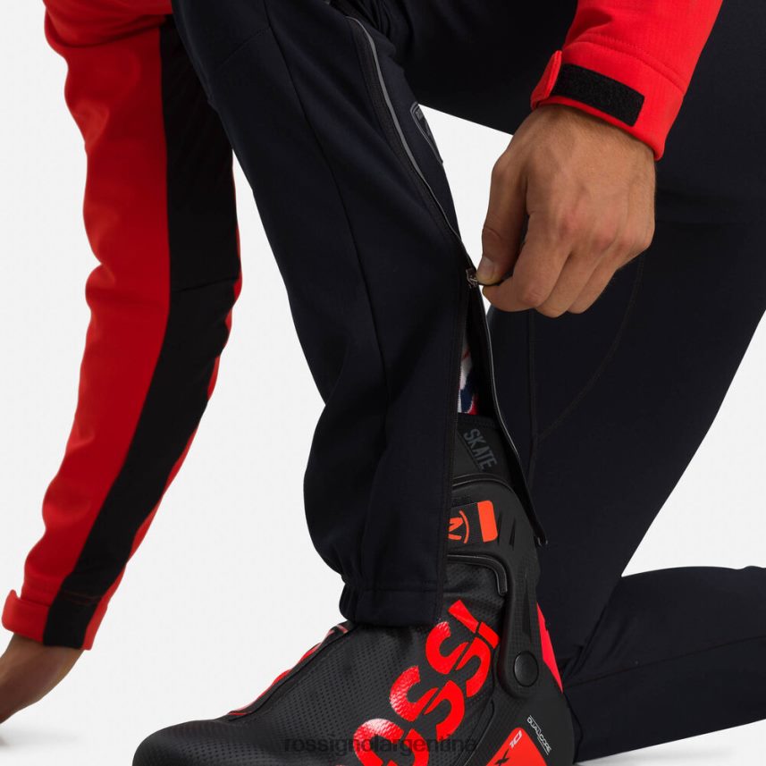 Rossignol hombres pantalones softshell 82LVV6664 negro fondos