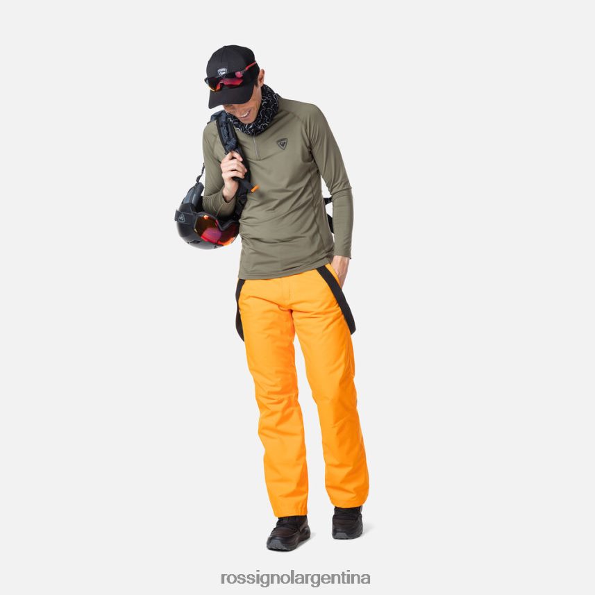 Rossignol hombres camiseta interior classique con media cremallera 82LVV6354 higo tapas