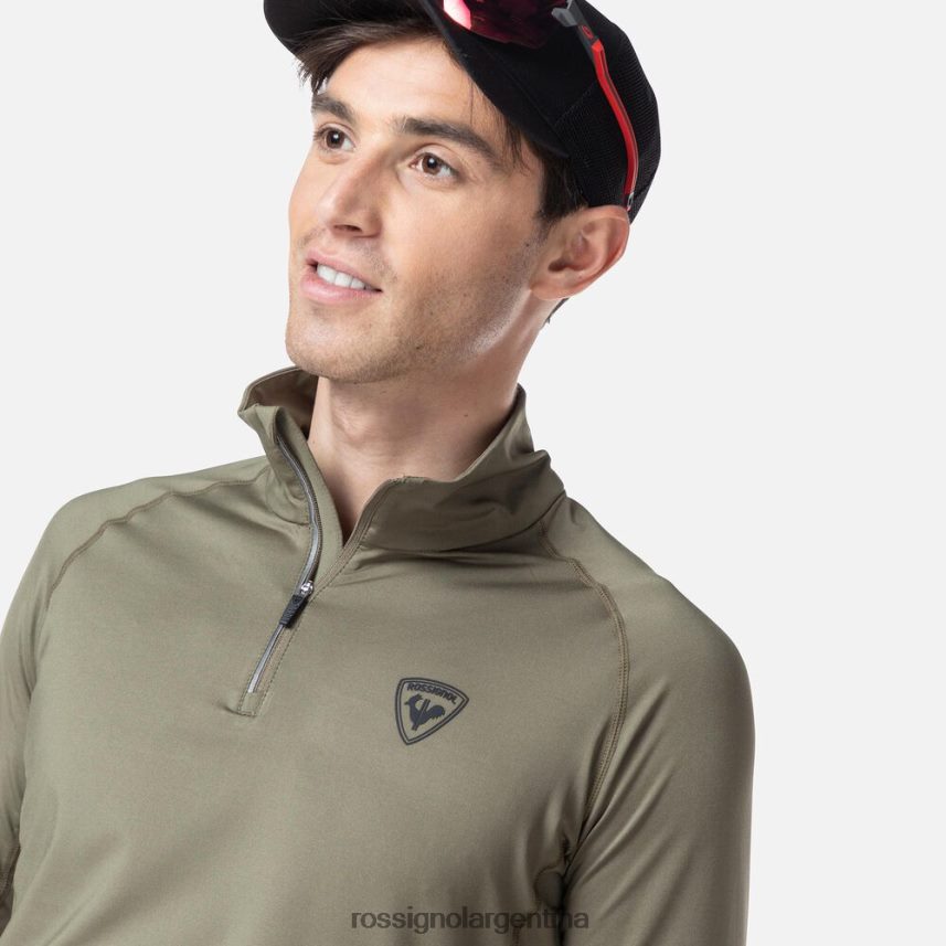 Rossignol hombres camiseta interior classique con media cremallera 82LVV6354 higo tapas