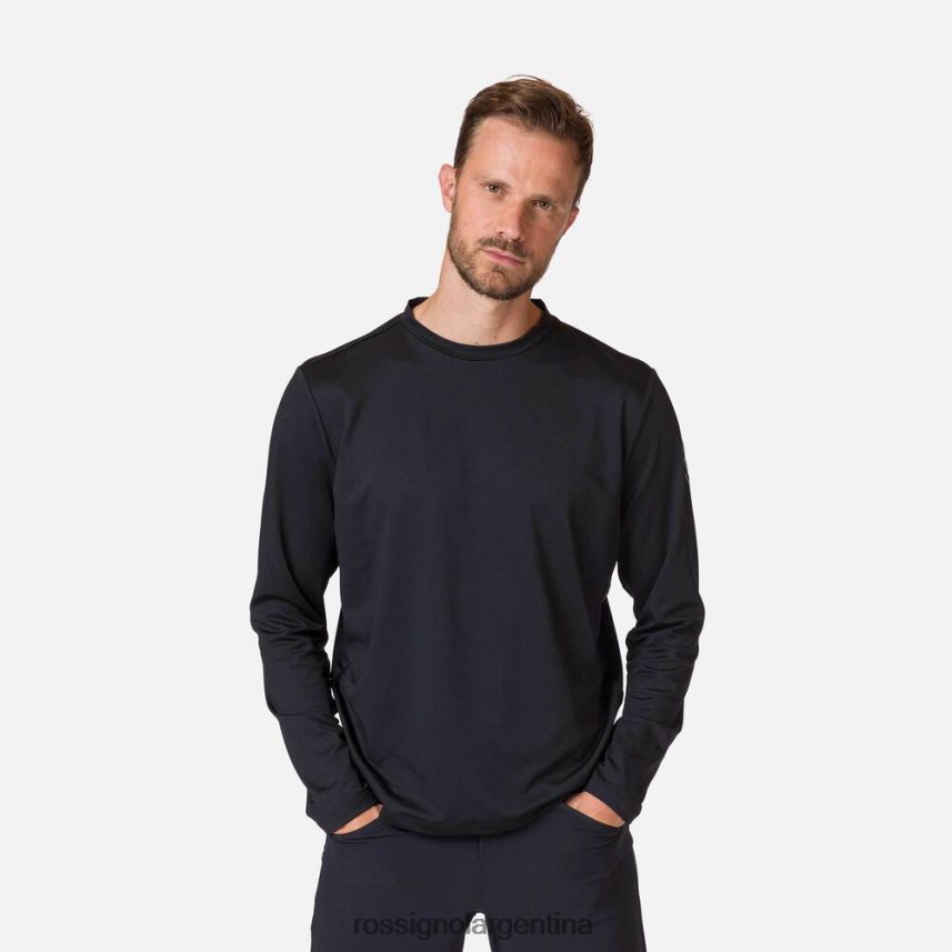 Rossignol hombres capa intermedia ligera 82LVV6401 negro tapas