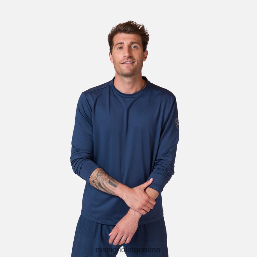 Rossignol hombres capa intermedia ligera 82LVV6502 azul marino oscuro tapas