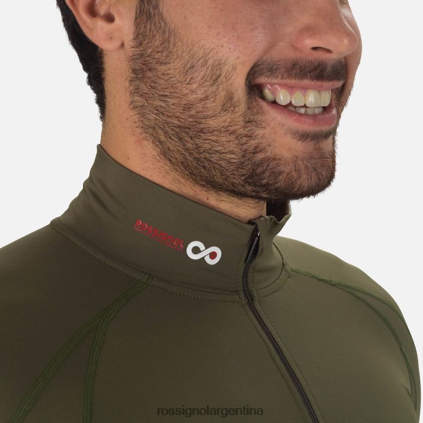 Rossignol hombres camiseta de carrera de compresión infini 82LVV6111 hoja de acino tapas