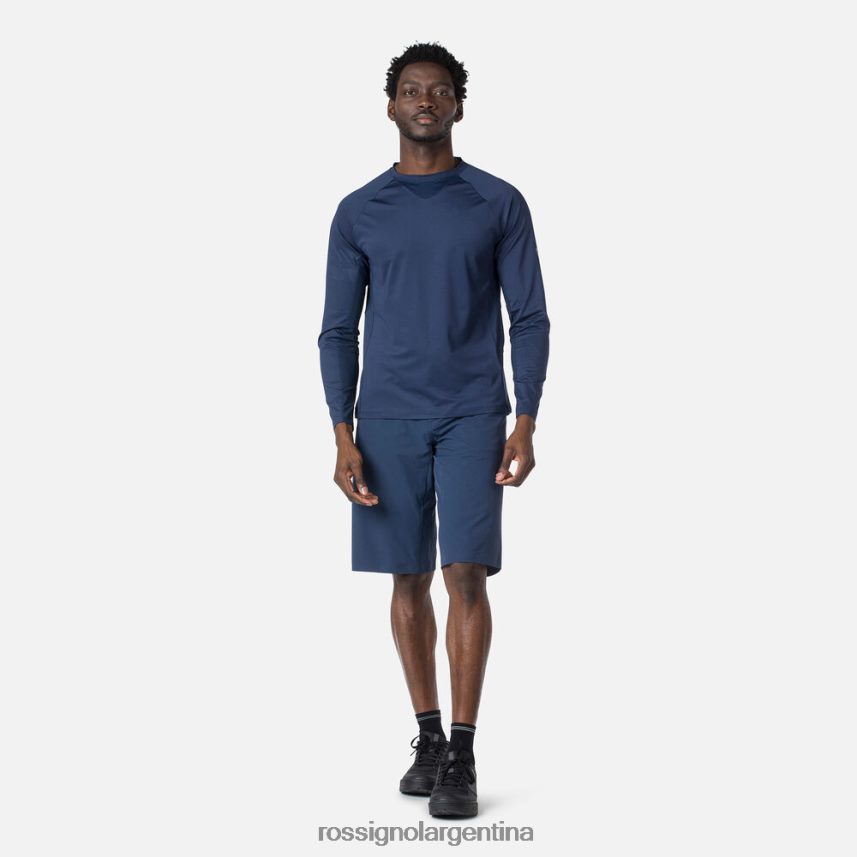 Rossignol hombres Jersey de manga larga y ajuste relajado. 82LVV686 azul marino oscuro tapas