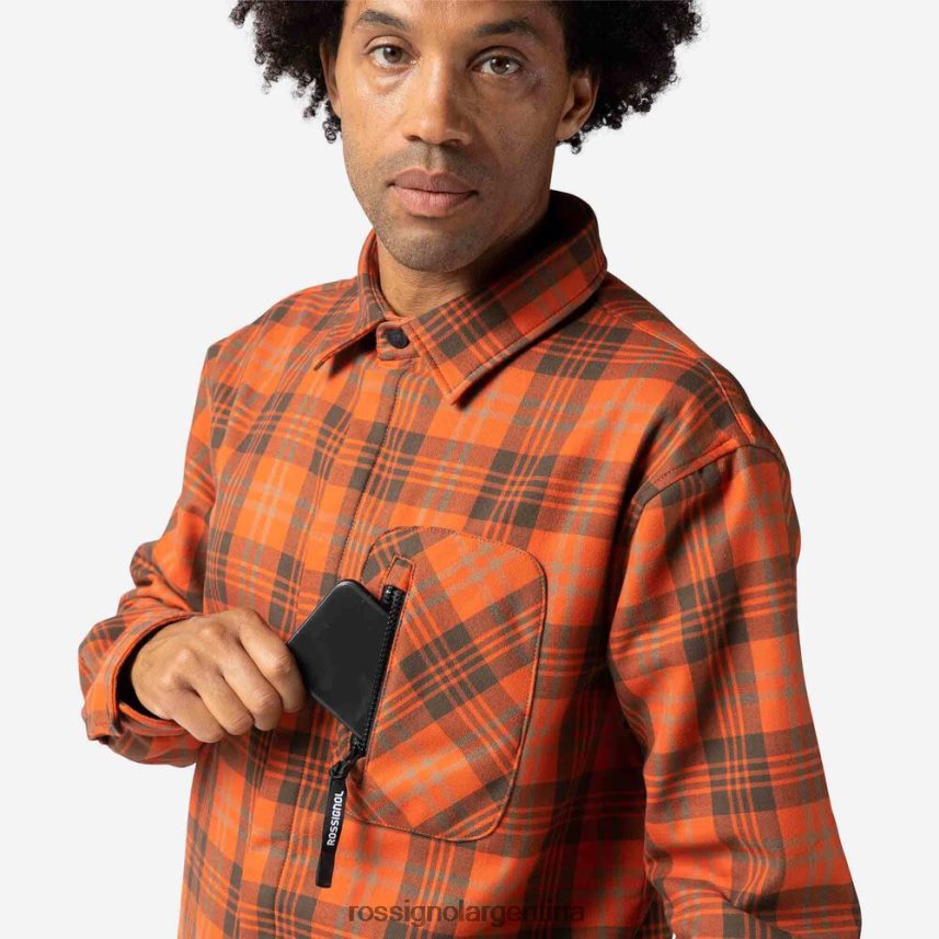 Rossignol hombres camisa de franela 82LVV6246 broncearse tapas