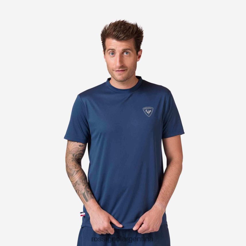 Rossignol hombres camiseta activa 82LVV655 azul marino oscuro tapas