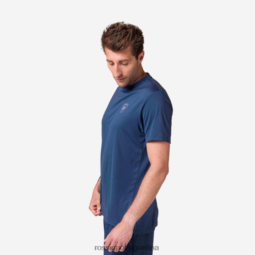 Rossignol hombres camiseta activa 82LVV655 azul marino oscuro tapas