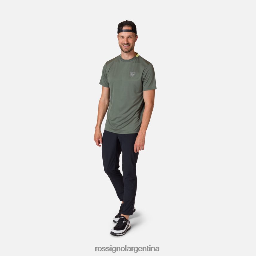 Rossignol hombres camiseta activa 82LVV687 verde ébano tapas