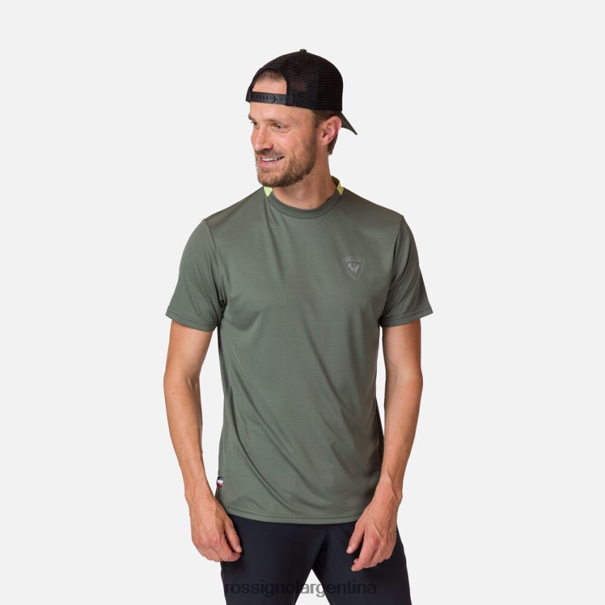 Rossignol hombres camiseta activa 82LVV687 verde ébano tapas