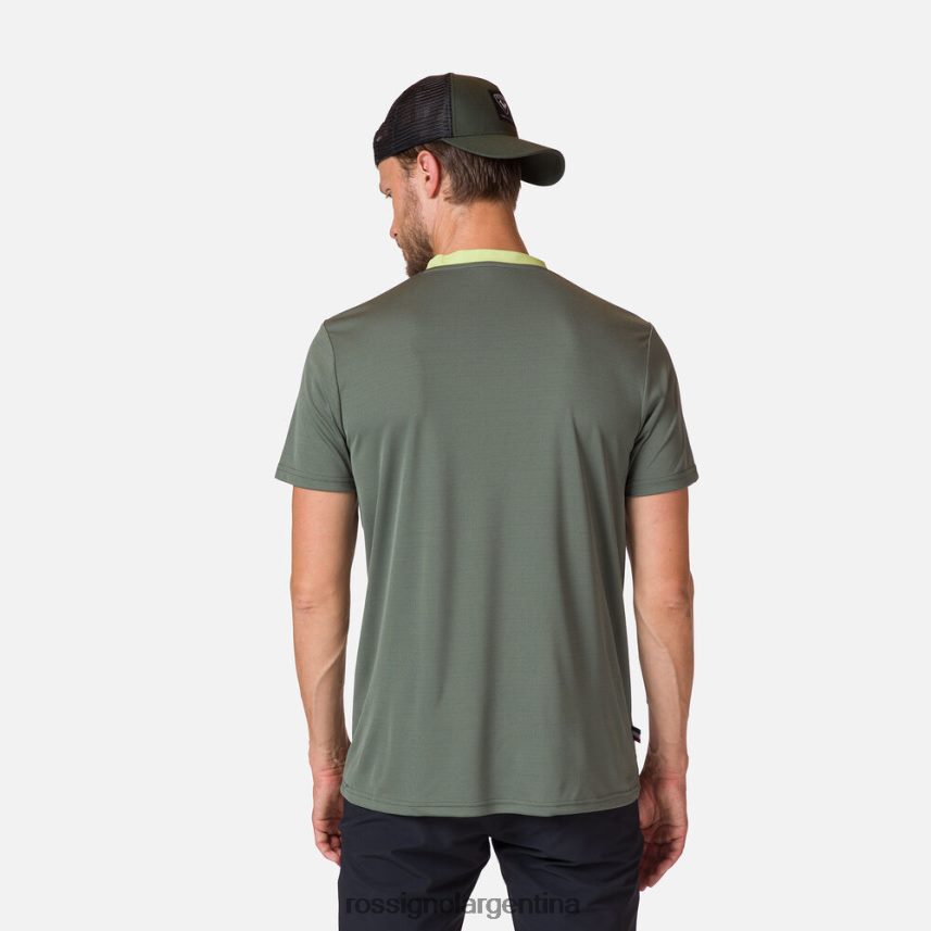 Rossignol hombres camiseta activa 82LVV687 verde ébano tapas