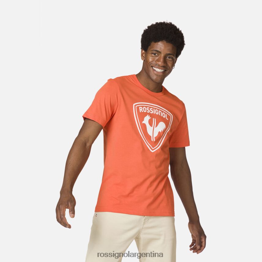 Rossignol hombres camiseta con logo 82LVV6492 naranja llama tapas