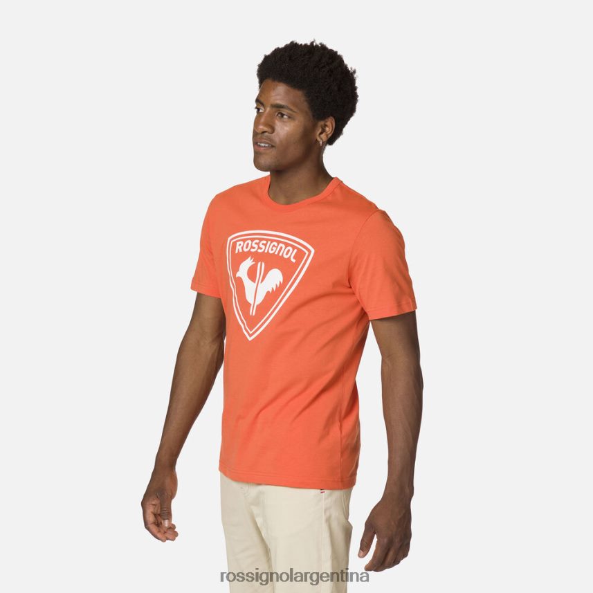 Rossignol hombres camiseta con logo 82LVV6492 naranja llama tapas