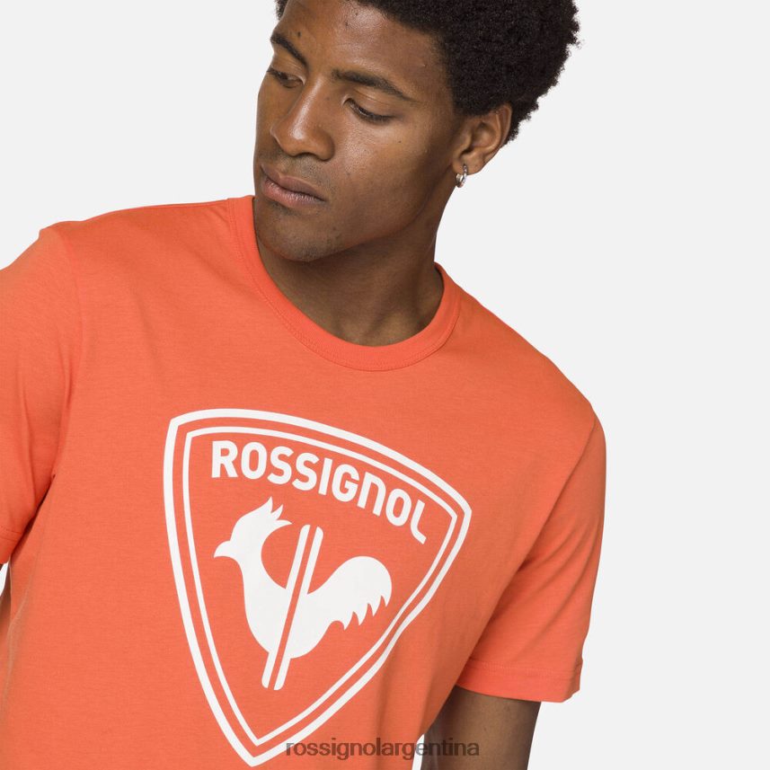 Rossignol hombres camiseta con logo 82LVV6492 naranja llama tapas