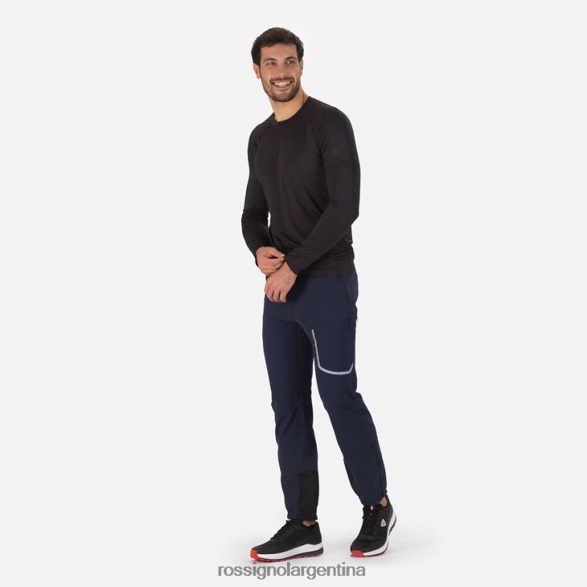Rossignol hombres camiseta de manga larga skpr 82LVV6310 negro tapas