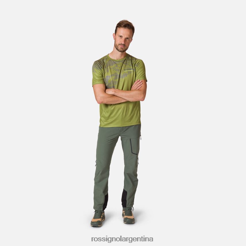 Rossignol hombres camiseta ligera 82LVV621 Musgo Verde tapas