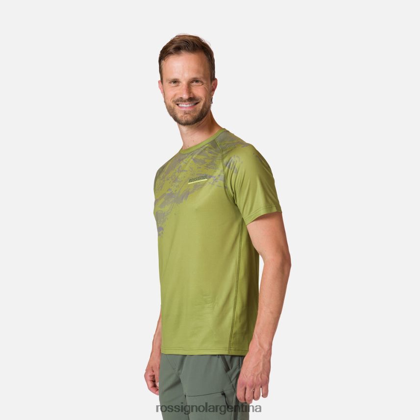 Rossignol hombres camiseta ligera 82LVV621 Musgo Verde tapas