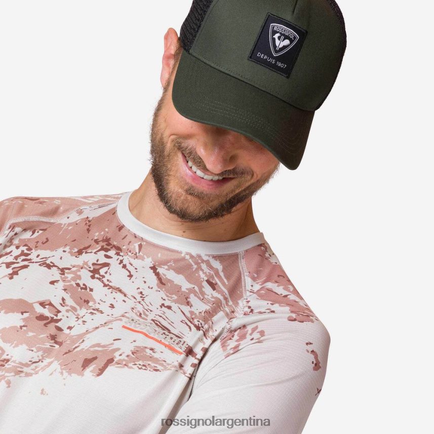 Rossignol hombres camiseta ligera 82LVV6390 caquiweb tapas