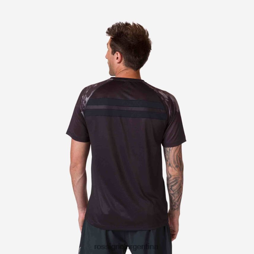Rossignol hombres camiseta ligera 82LVV69 negro tapas