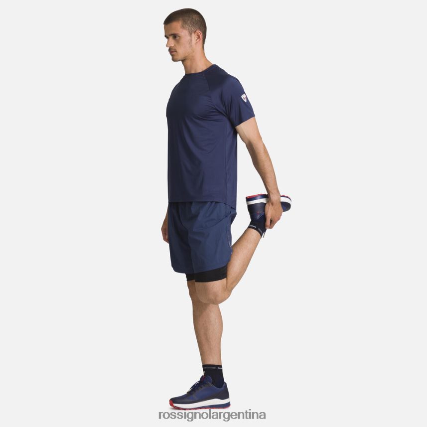 Rossignol hombres camiseta ligera y transpirable 82LVV6140 azul marino oscuro tapas