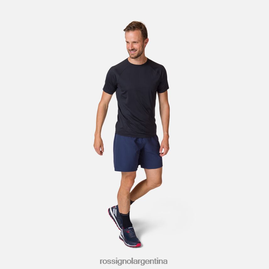 Rossignol hombres camiseta ligera y transpirable 82LVV642 negro tapas