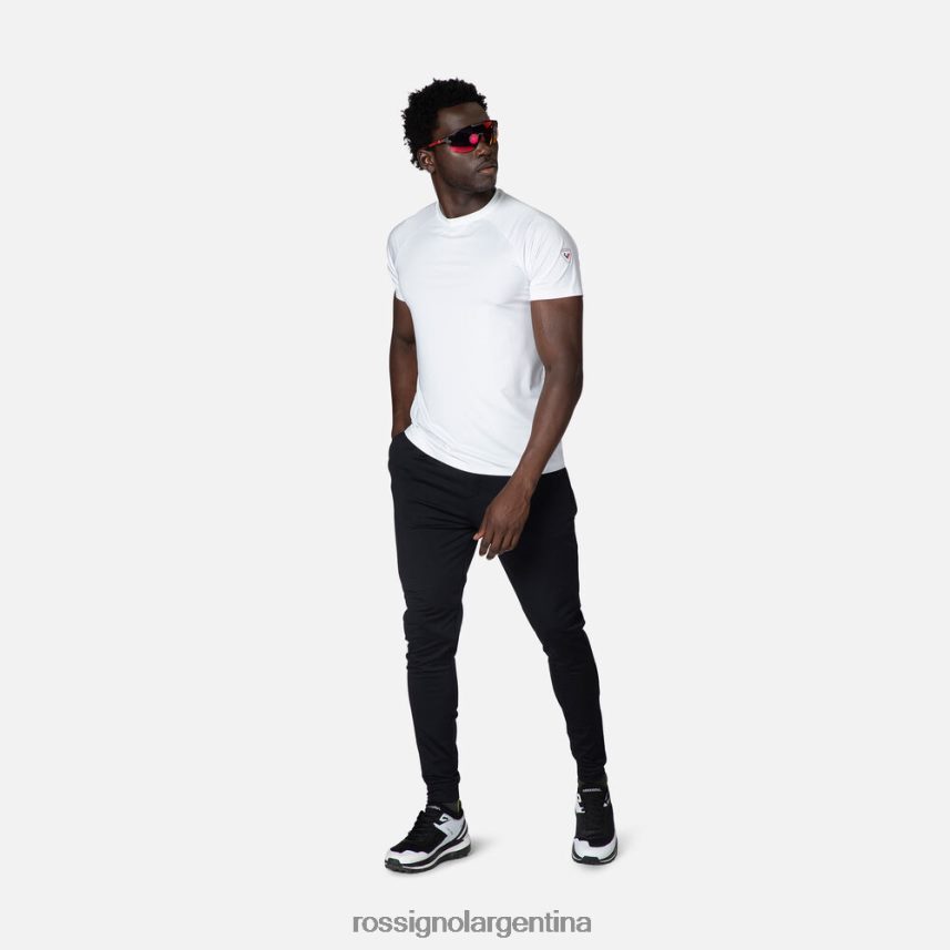 Rossignol hombres camiseta ligera y transpirable 82LVV656 blanco tapas