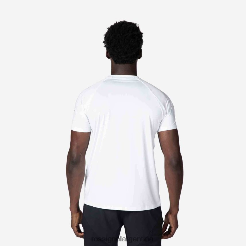 Rossignol hombres camiseta ligera y transpirable 82LVV656 blanco tapas