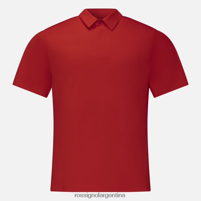Rossignol hombres polo ligero y transpirable 82LVV6110 deportivorojo tapas