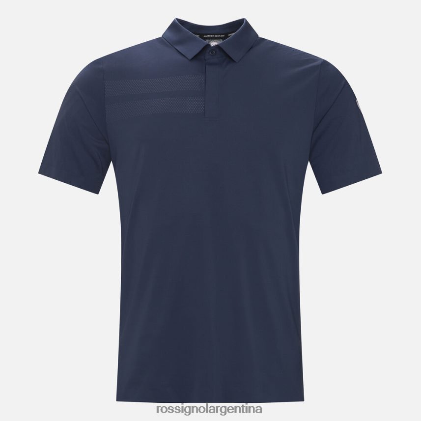 Rossignol hombres polo ligero y transpirable 82LVV68 azul marino oscuro tapas