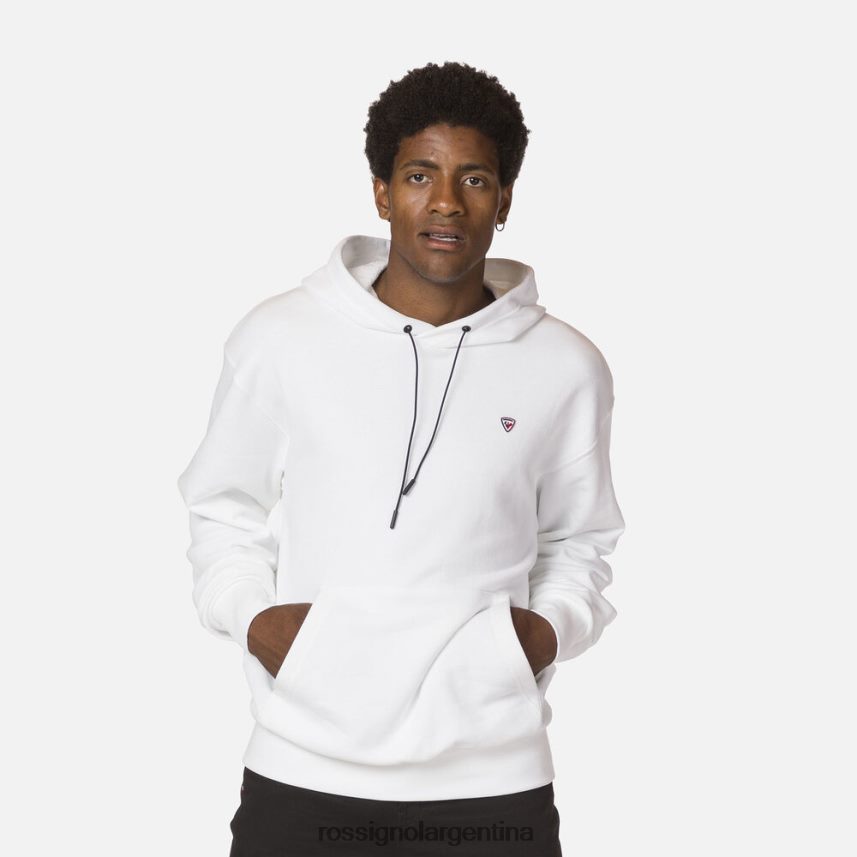 Rossignol hombres sudadera con capucha 82LVV6493 blanco tapas