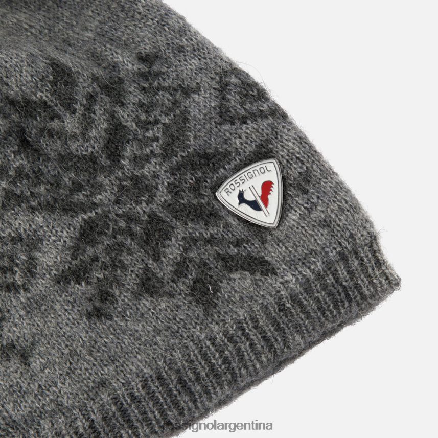 Rossignol mujer gorro de copo de nieve 82LVV61024 cuero gris accesorios
