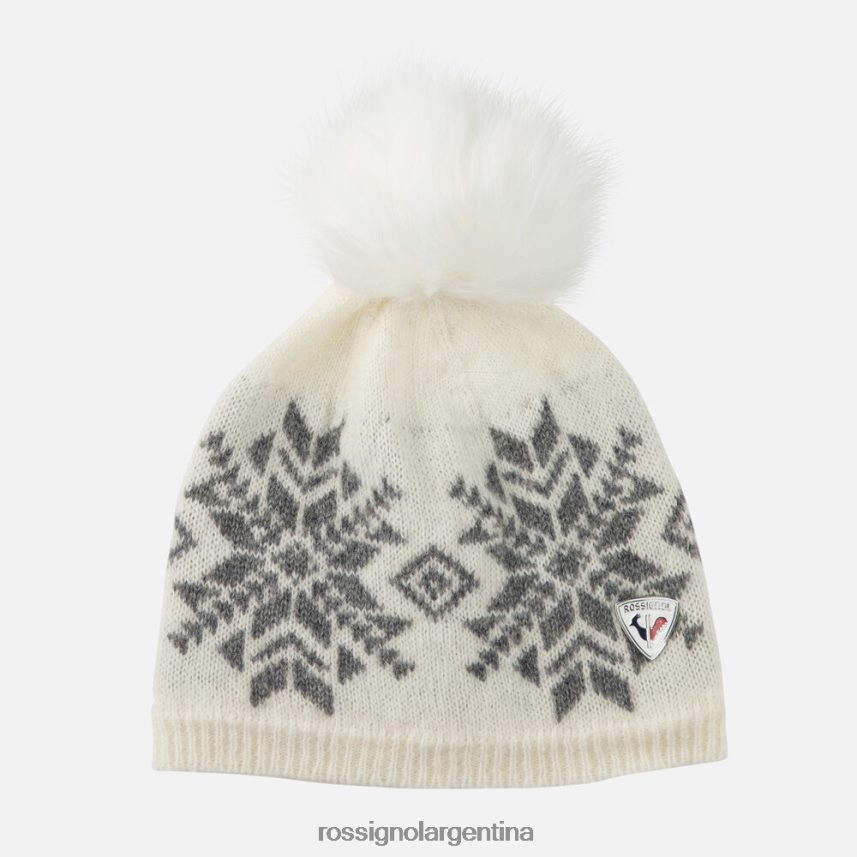 Rossignol mujer gorro de copo de nieve 82LVV6719 blanco accesorios