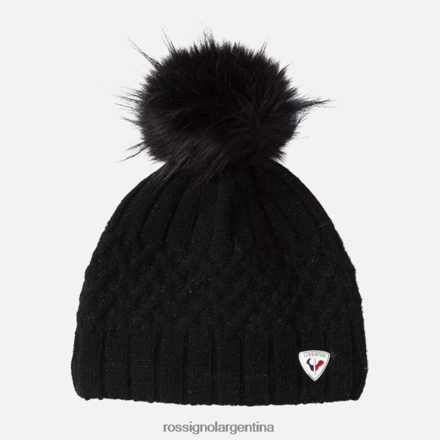 Rossignol mujer gorro de poliéster 82LVV6932 negro accesorios