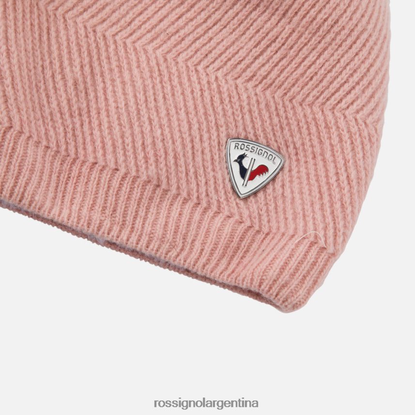 Rossignol mujer gorro huesudo 82LVV61019 rosa empolvado accesorios