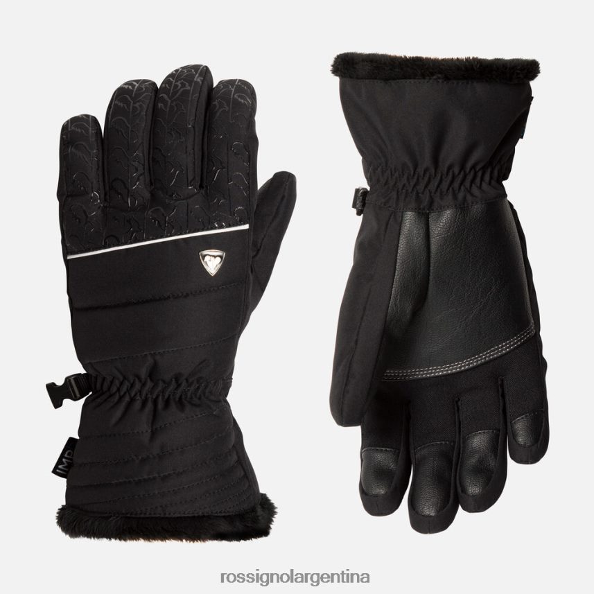 Rossignol mujer guantes de esquí impermeables tentación 82LVV6729 negro accesorios