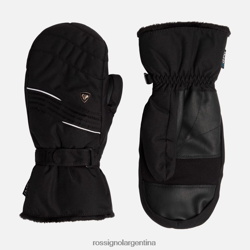 Rossignol mujer manoplas impermeables de zafiro 82LVV61096 negro accesorios