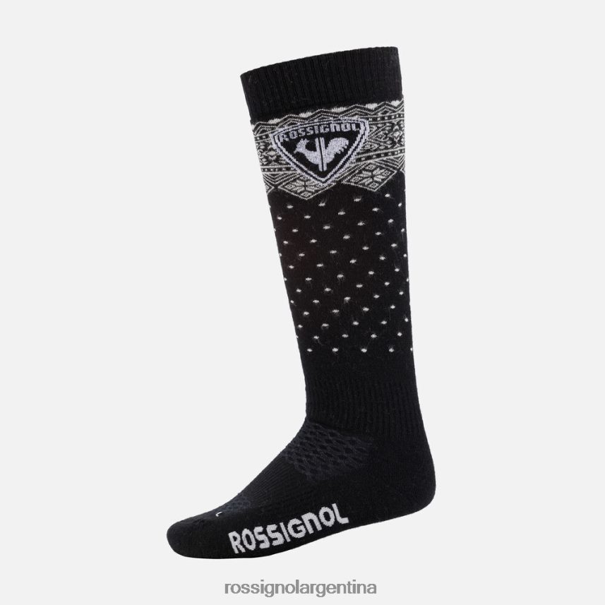 Rossignol mujer calcetines de esquí deportivos y elegantes 82LVV61031 negro accesorios