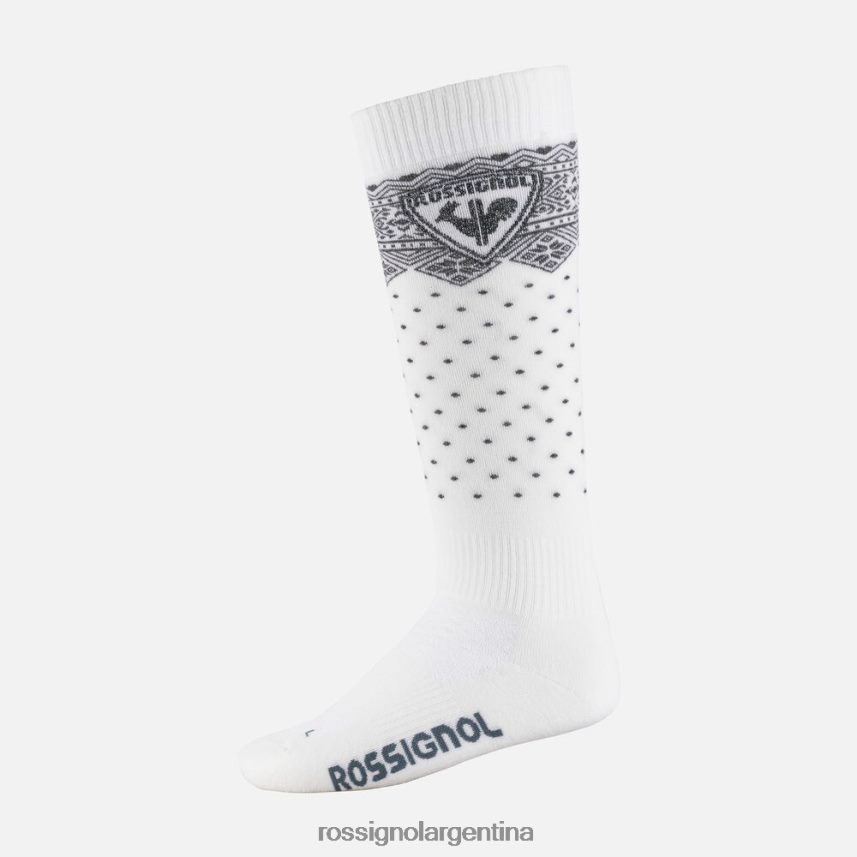 Rossignol mujer calcetines de esquí deportivos y elegantes 82LVV61088 blanco accesorios