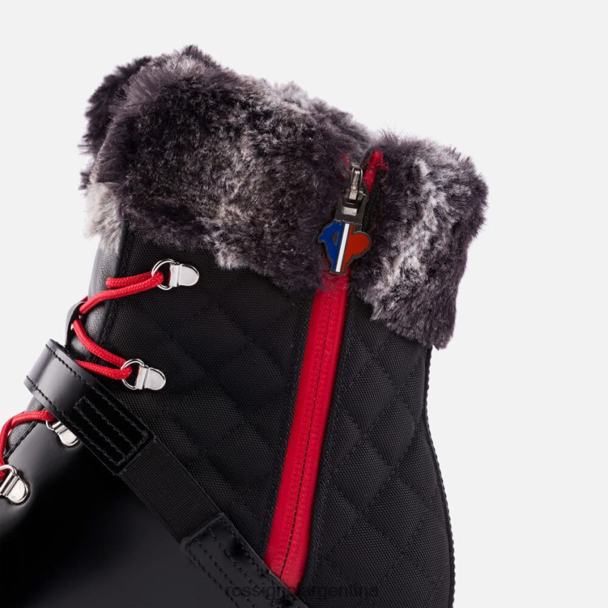 Rossignol mujer botas megeve 1907 82LVV6767 negro brillante calzado