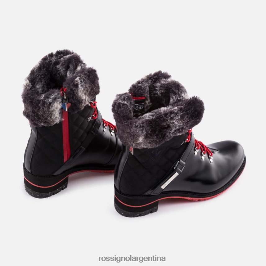 Rossignol mujer botas megeve 1907 82LVV6767 negro brillante calzado