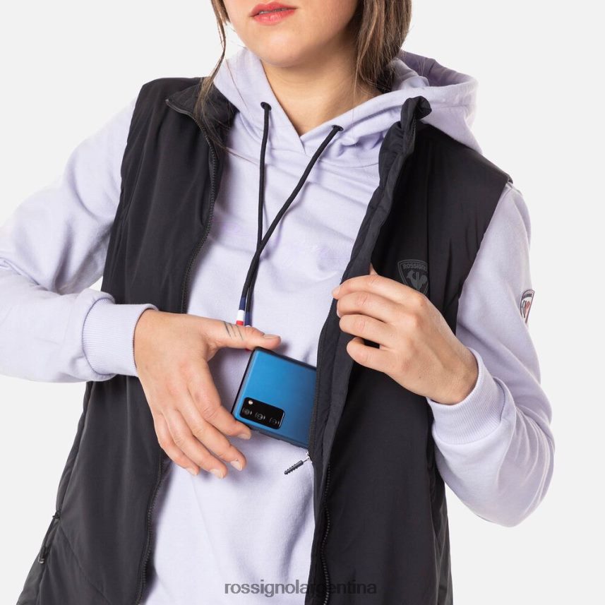 Rossignol mujer chaleco opside 82LVV6830 negro tapas