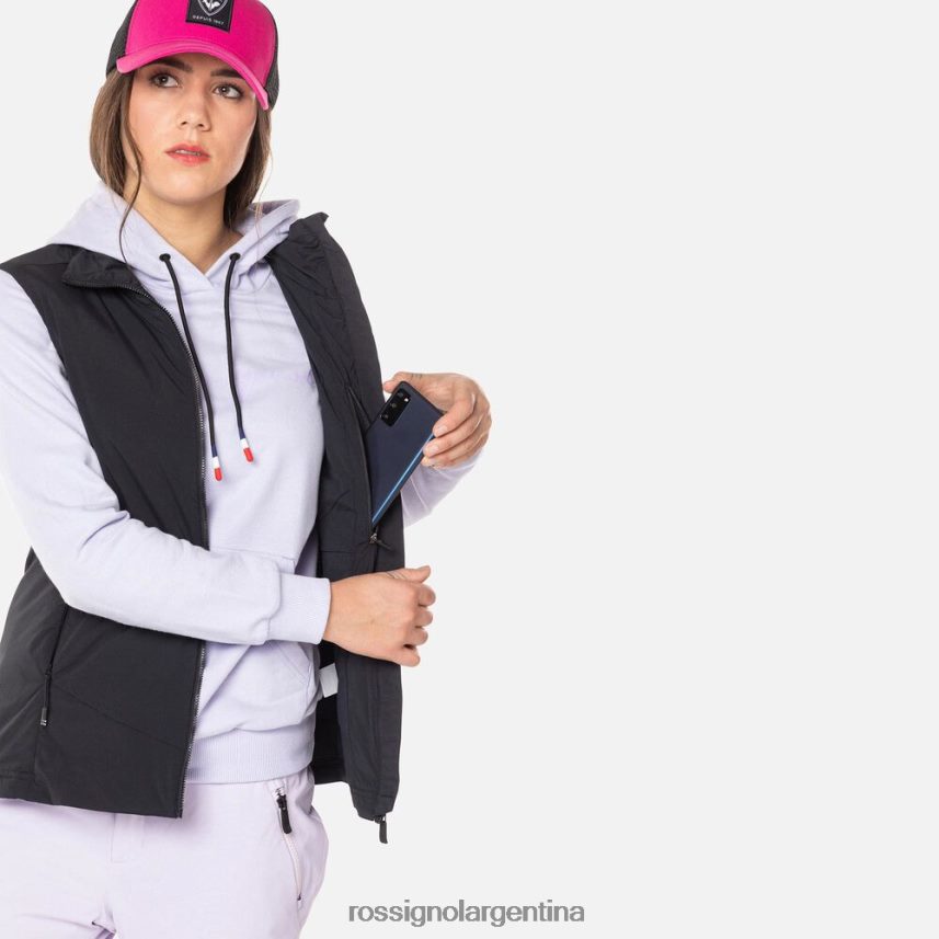 Rossignol mujer chaleco opside 82LVV6830 negro tapas
