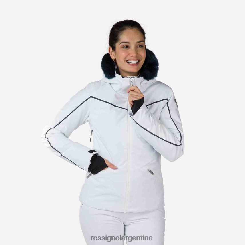 Rossignol mujer chaqueta de esquí 82LVV61012 blanco tapas