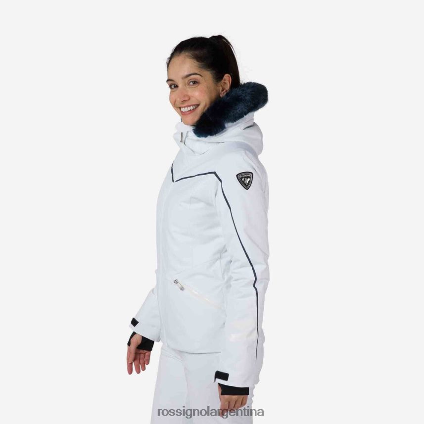Rossignol mujer chaqueta de esquí 82LVV61012 blanco tapas