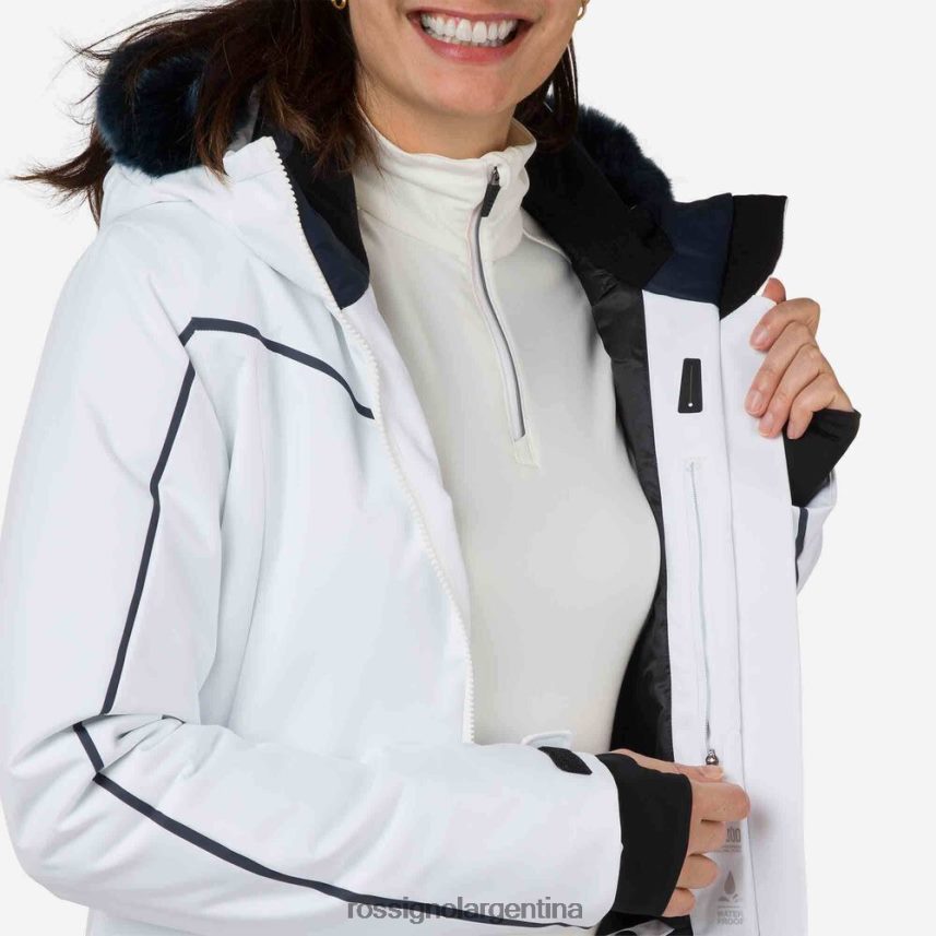 Rossignol mujer chaqueta de esquí 82LVV61012 blanco tapas