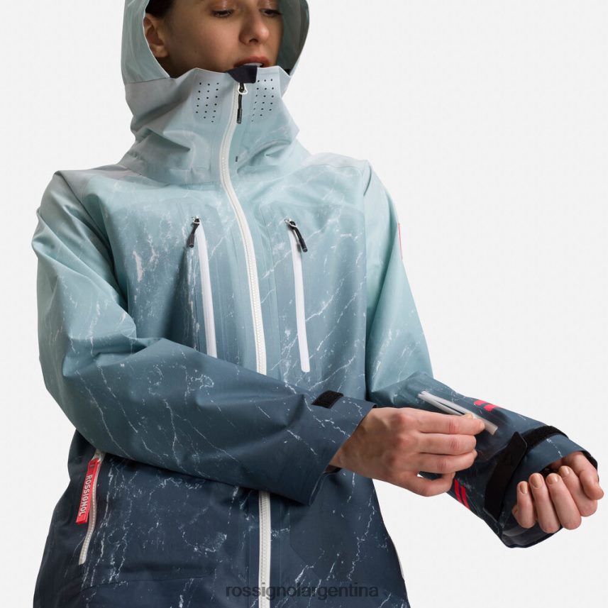Rossignol mujer chaqueta de esquí atelier s ride free 82LVV61040 aguamarmol tapas