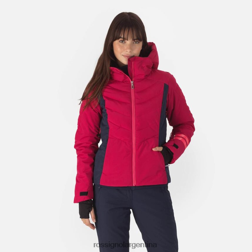 Rossignol mujer chaqueta de esquí courbe 82LVV61112 cereza tapas