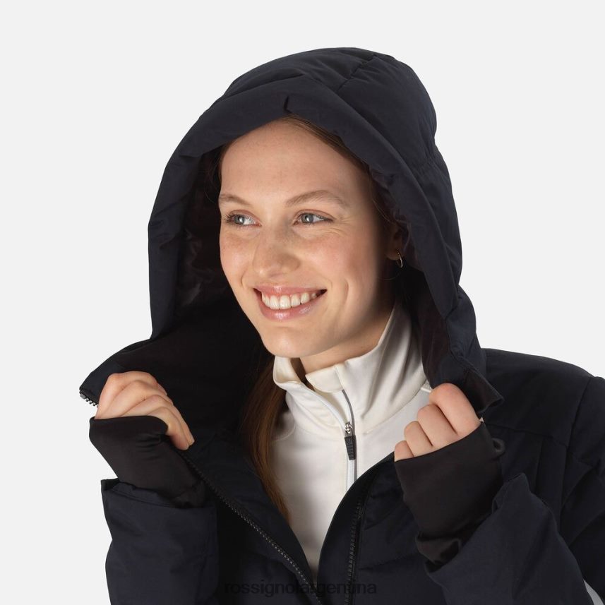 Rossignol mujer chaqueta de esquí courbe 82LVV61121 negro tapas