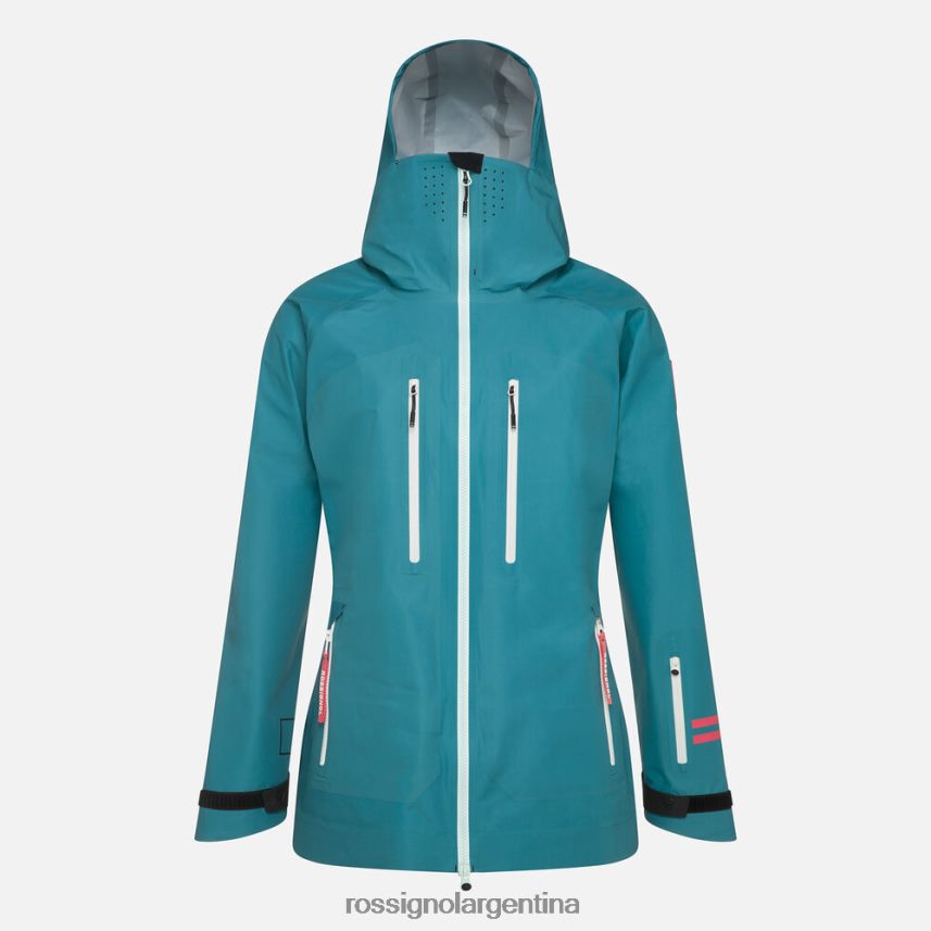 Rossignol mujer chaqueta de esquí de taller 82LVV61117 esmeralda oscura tapas