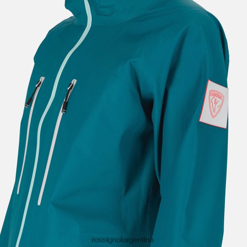 Rossignol mujer chaqueta de esquí de taller 82LVV61117 esmeralda oscura tapas